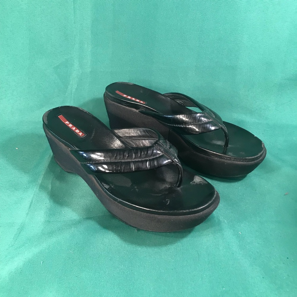 Prada Platform Sandals